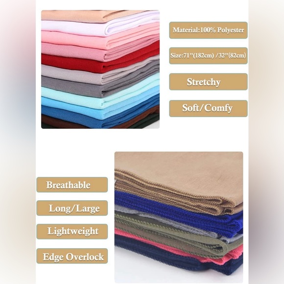 Pink Stretch Turban African Head Wraps Scarf Soft Hijab for Locs Braids - Picture 7 of 7